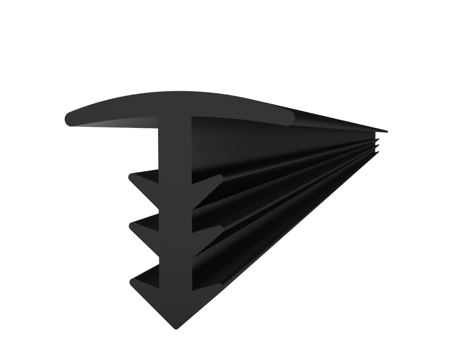 BLIKIR Solar Panels Narrow Gap Dense Rubber T-Gasket Water Seal 100 Feet Spool