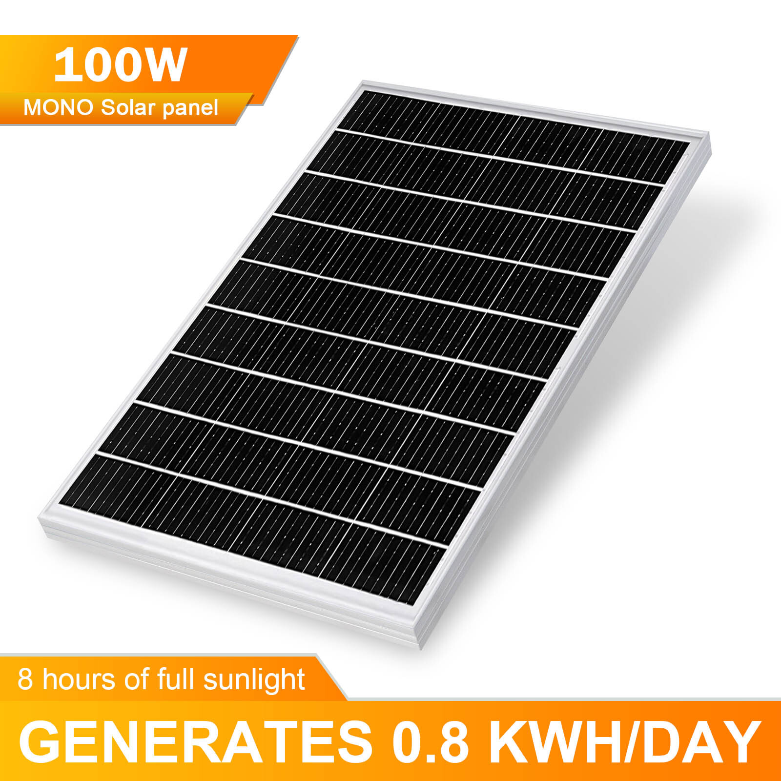 100 Watt 12V Monocrystalline Solar Panel Solar Panels RV Camping Home Off Grid