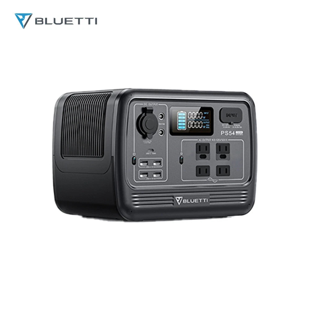 BLUETTI PS54 700W 537Wh Portable Power Station Solar Generator Camping Fishing