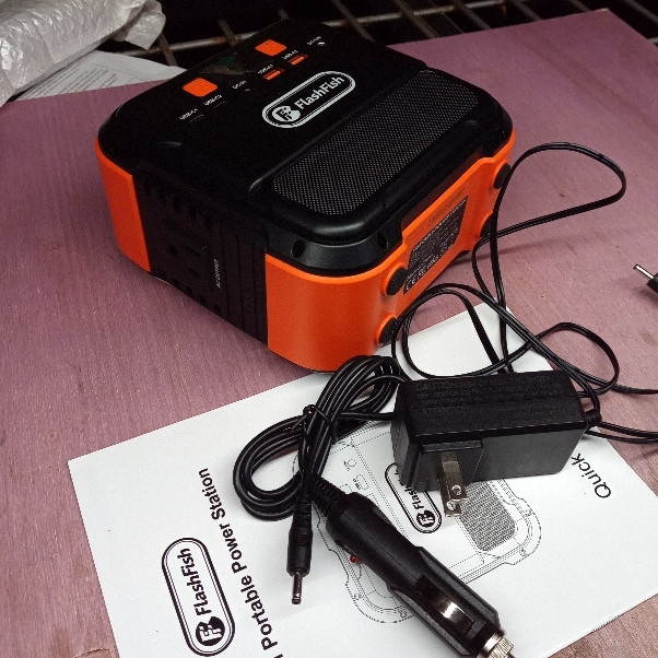 Flashfish A101 Solar Generator 120W 98Wh/26400mAh Li-ion Battery for Camping