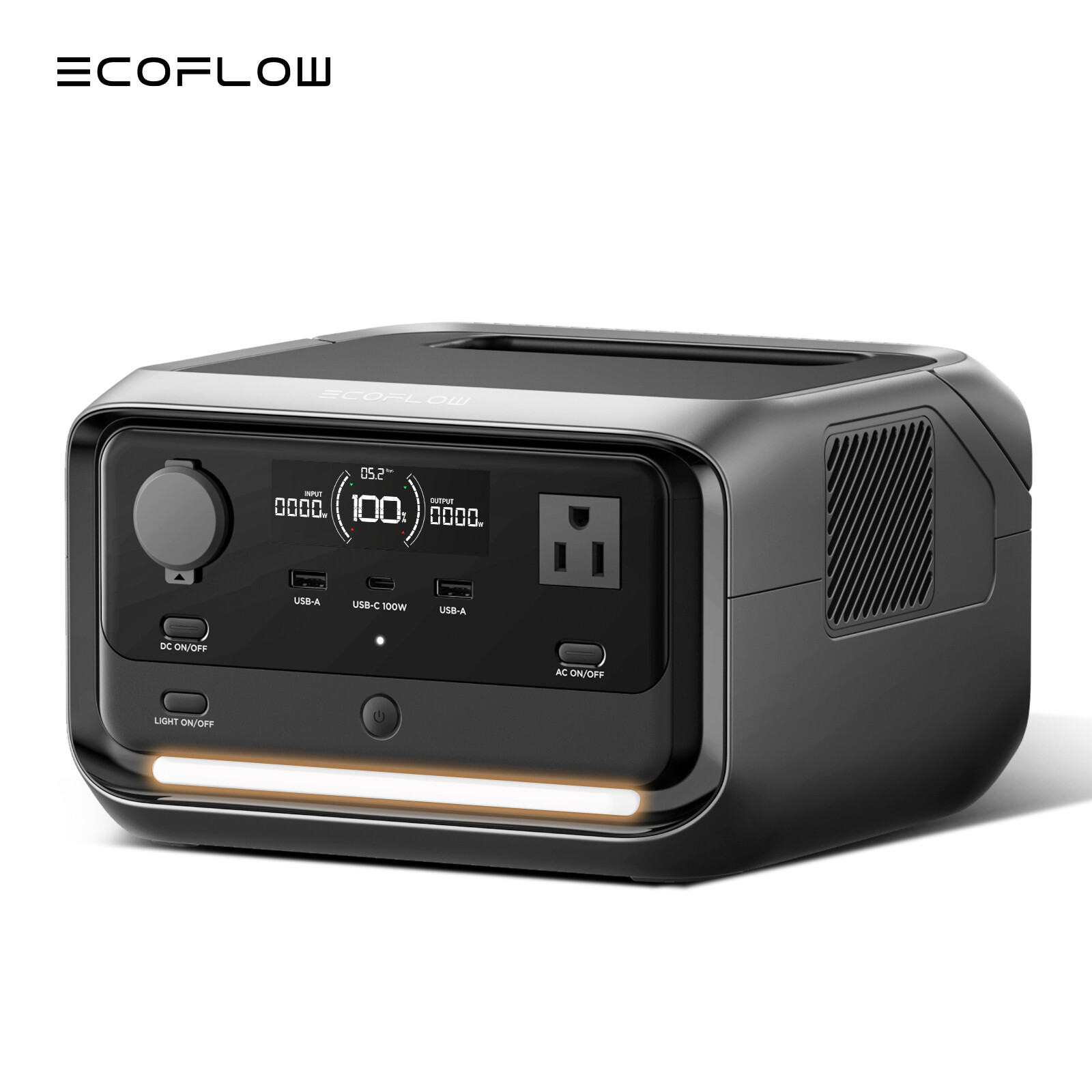 EcoFlow River 3 Plus 286Wh Portable Power Station LiFePO4 Battery 10 MS UPS