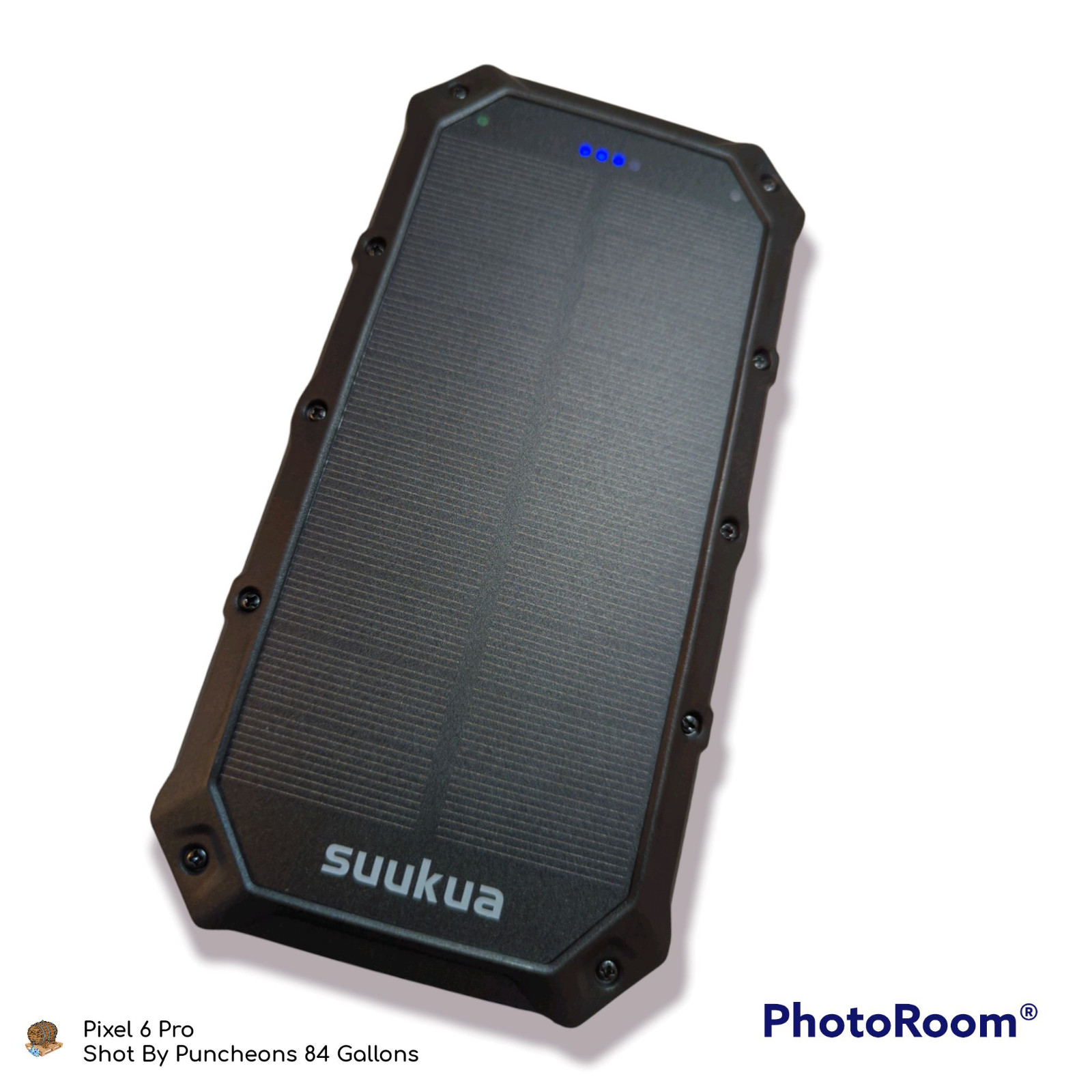 SUUKUA 42000mAh Portable Solar Charging Bank with Qi Wireless Output WH628