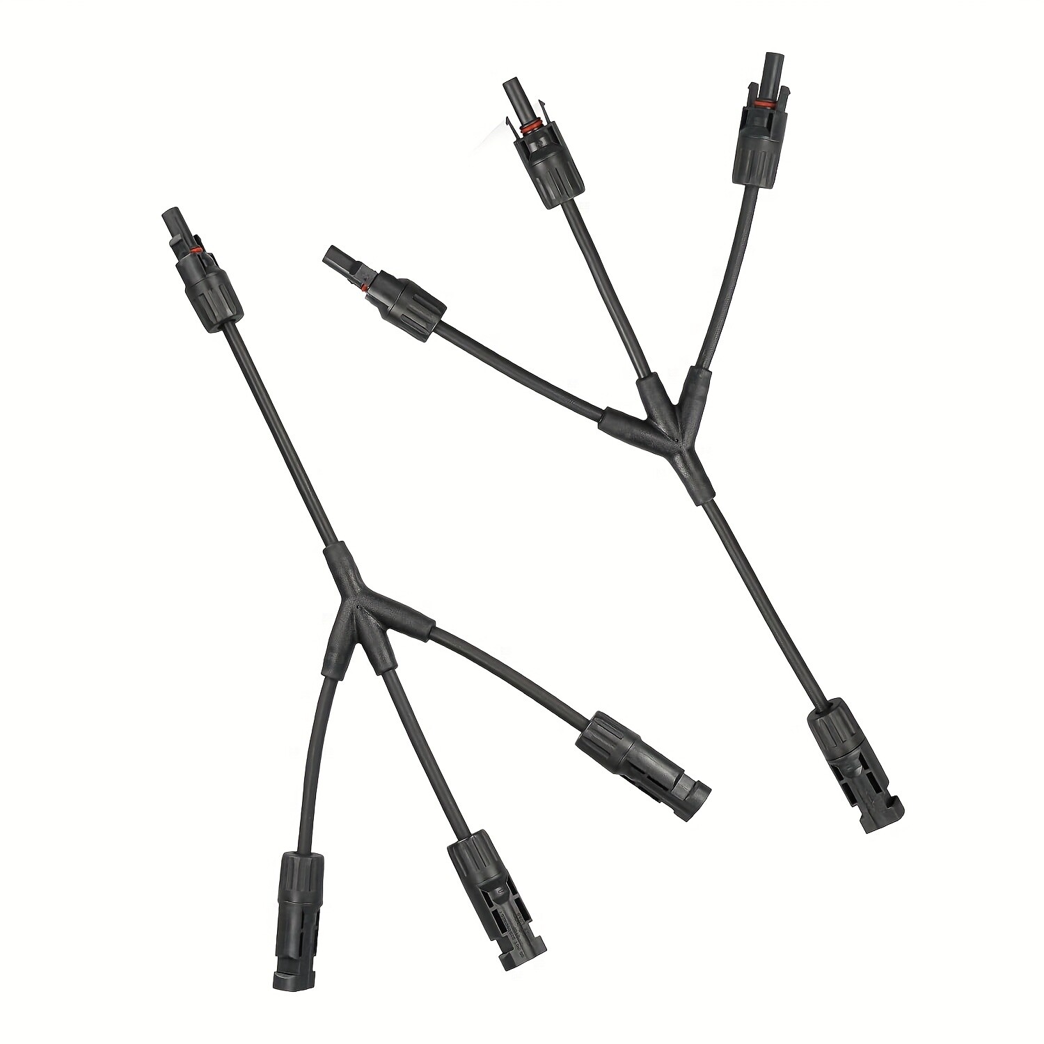 1Set Solar Panel Connector 3 to 1 Y Branch Parallel Adapter 3 Way 1000V IP67