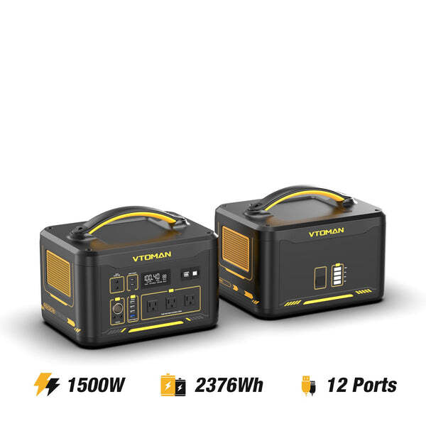 VTOMAN Jump 1500X Portable Power Station 828Wh LiFePO4 Battery Generator