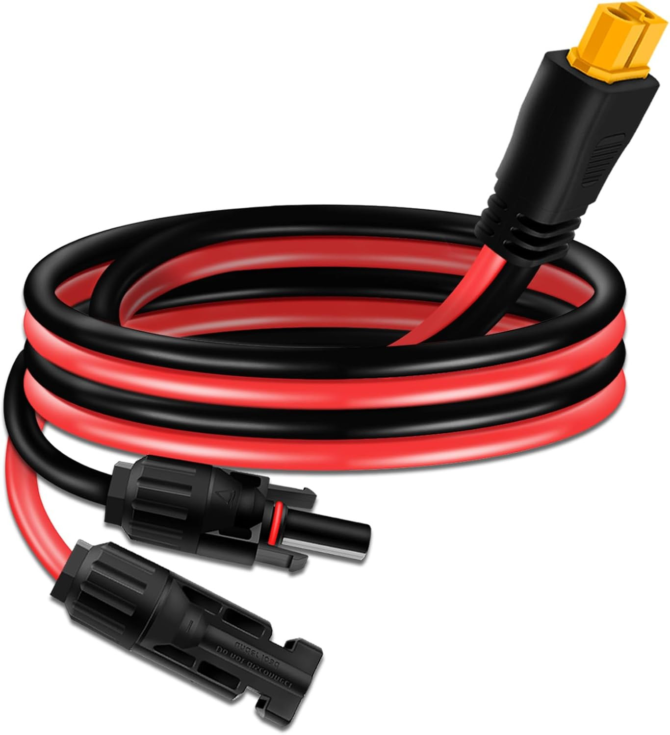 Solar Panel Cable for Ecoflow Anker SOLIX 10AWG, Compatible with MC-4 to XT60 Pl