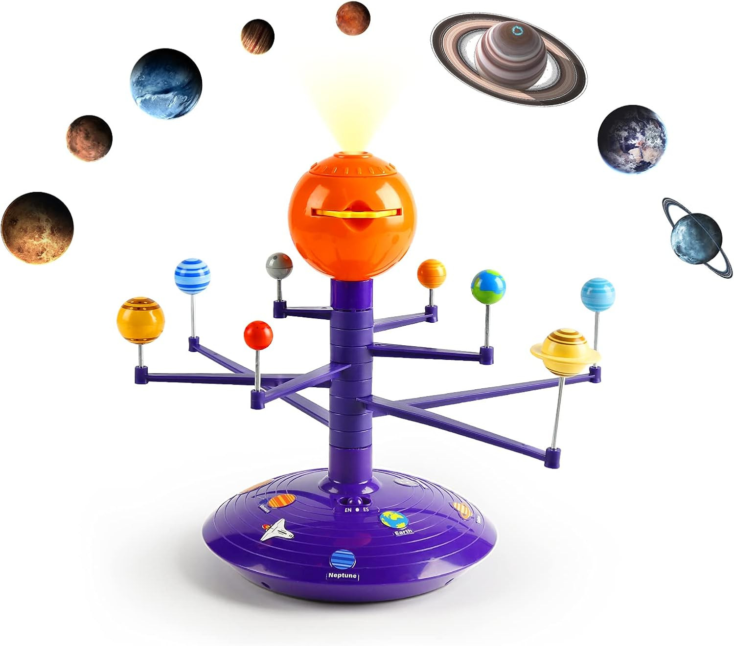 Solar System for Kids, Talking Astronomy Solar System Model Kit, Planetarium Pro