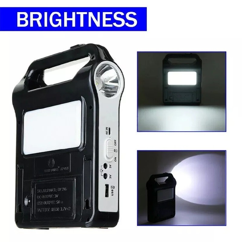 Portable Power Station Solar Generator Panel Power Bank Outlet Camping Emergency