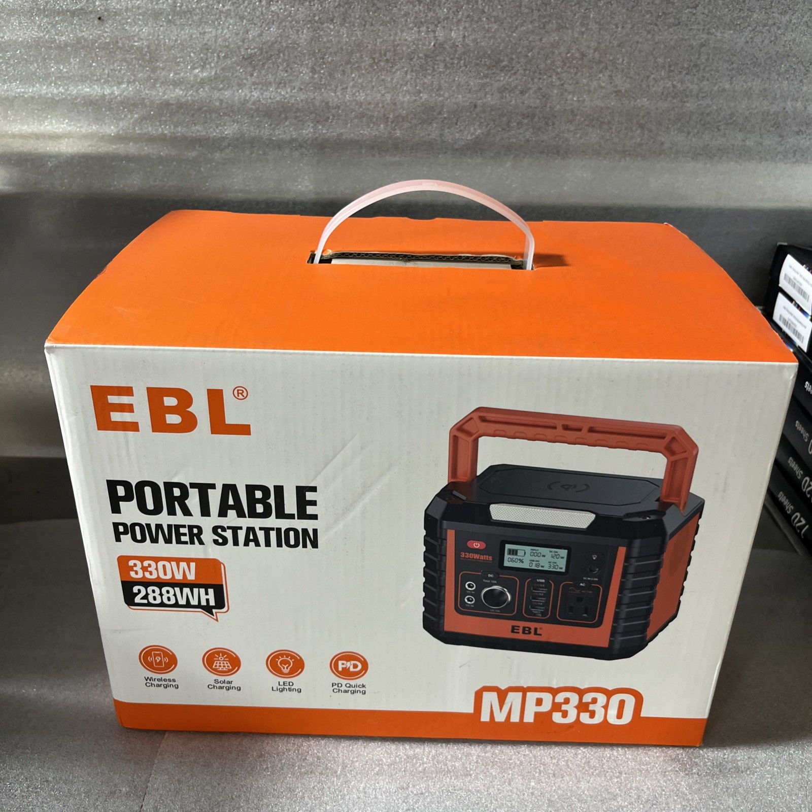 New GRECELL Portable Power Station Solar Generator Fast Charging 330W/288Wh T300