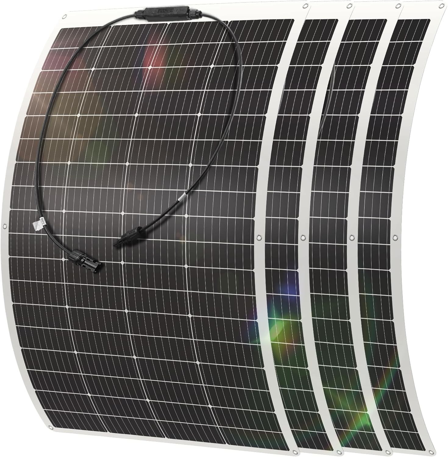 800W Watt Portable Flexible Solar Panel (200W*4PCS) For RV Roof Home Boat Camp