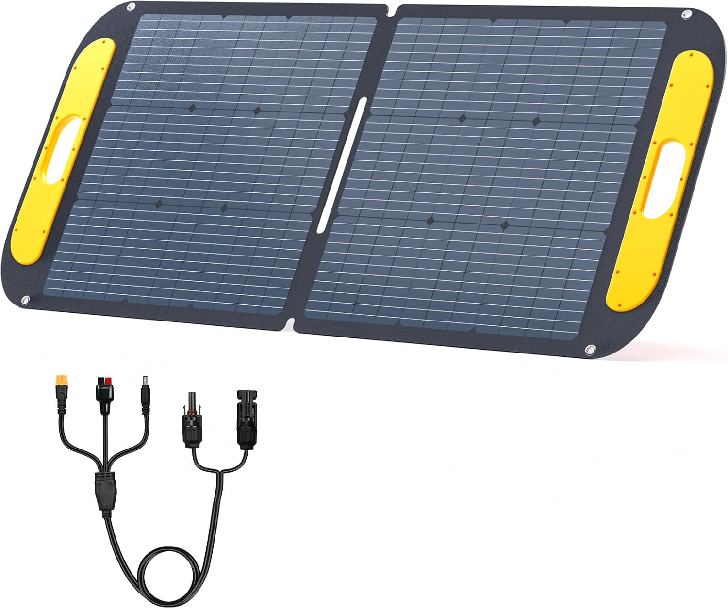 VTOMAN Portable Solar Panel for Solar Generator, 110W 19V Folding Solar Charger