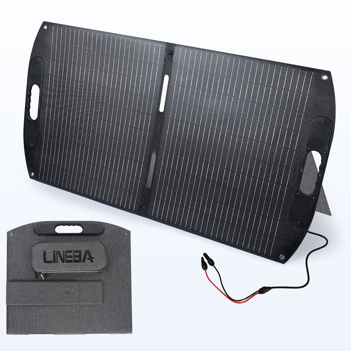 100W Solar Panel Kit Portable Foldable for Power Station RV Camping Home Boat