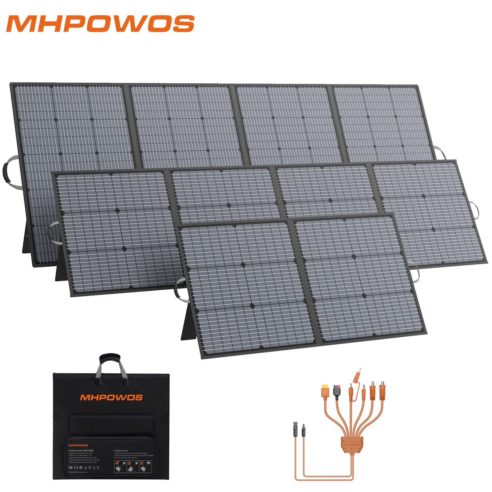 400 watt portable solar panel kit 110W 220W for ECOFLOW RIVER2 Power Stations