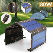 80W USB Waterproof Portable Super Charger Solar Power Bank for Mobile Phone