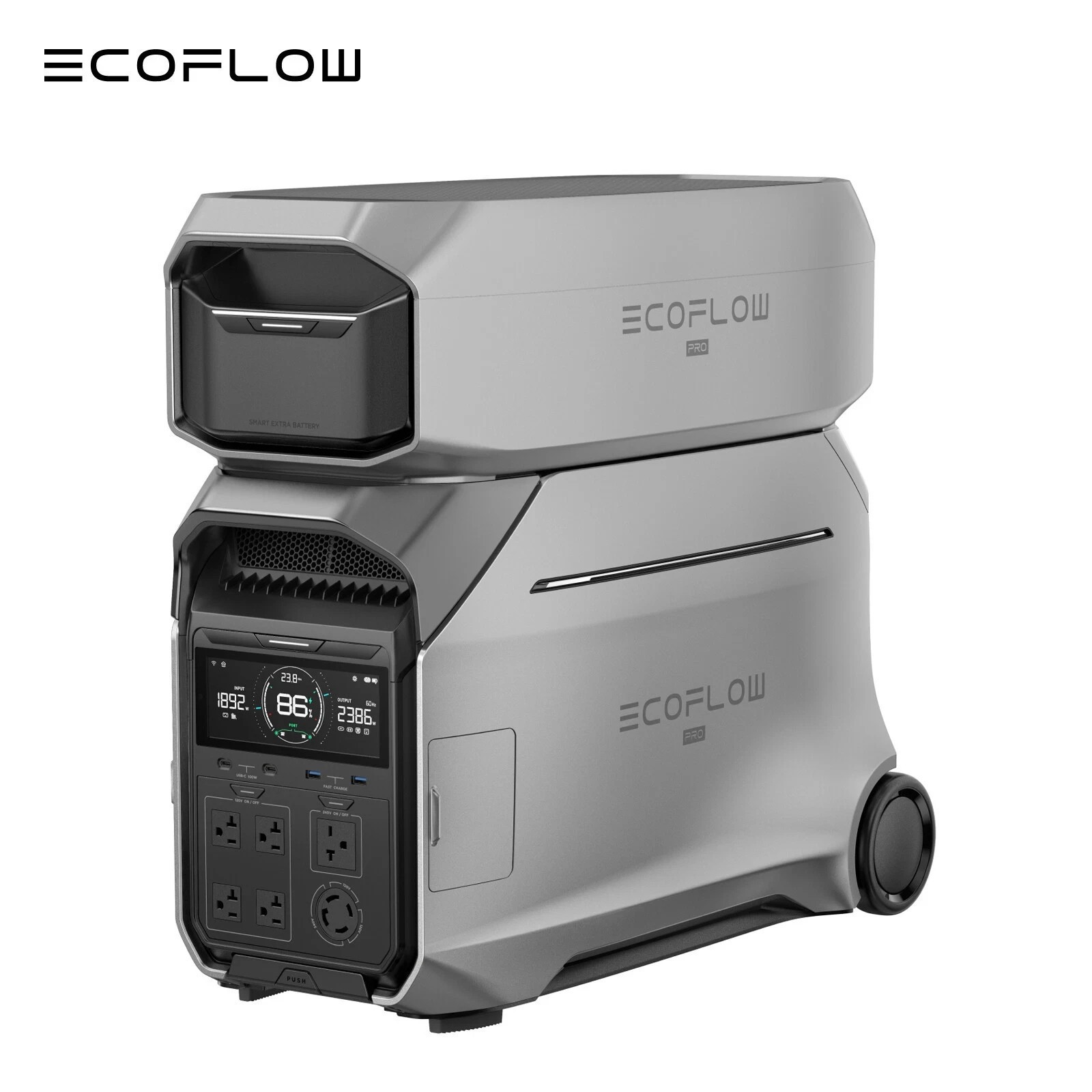 2025 NEW EcoFlow DELTA Pro 3 8000Wh Portable Power Station with Extra Battery