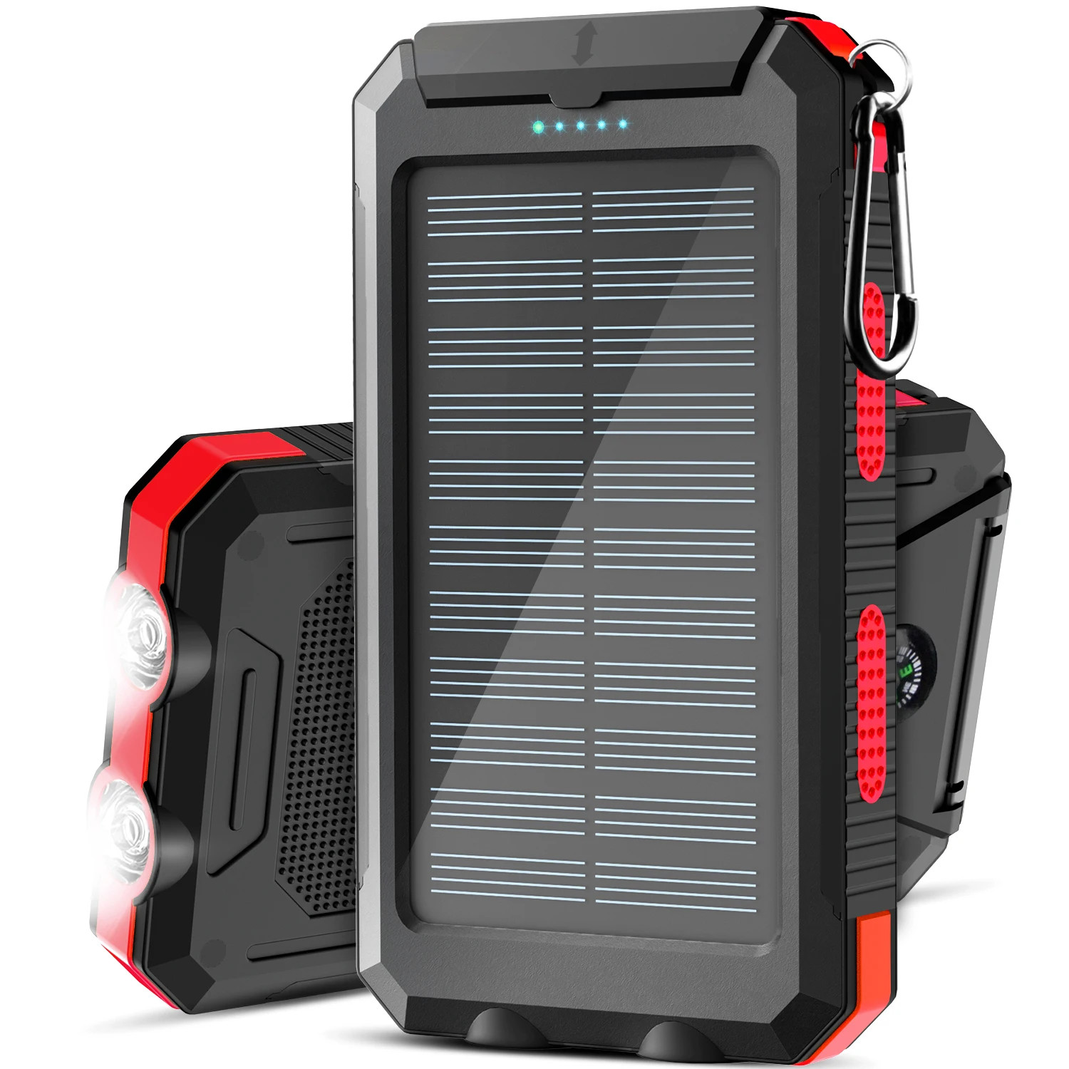 Waterproof Outdoor Solar Power Bank 38800Mah Dual USB Travel Outdoor Solar Mobil