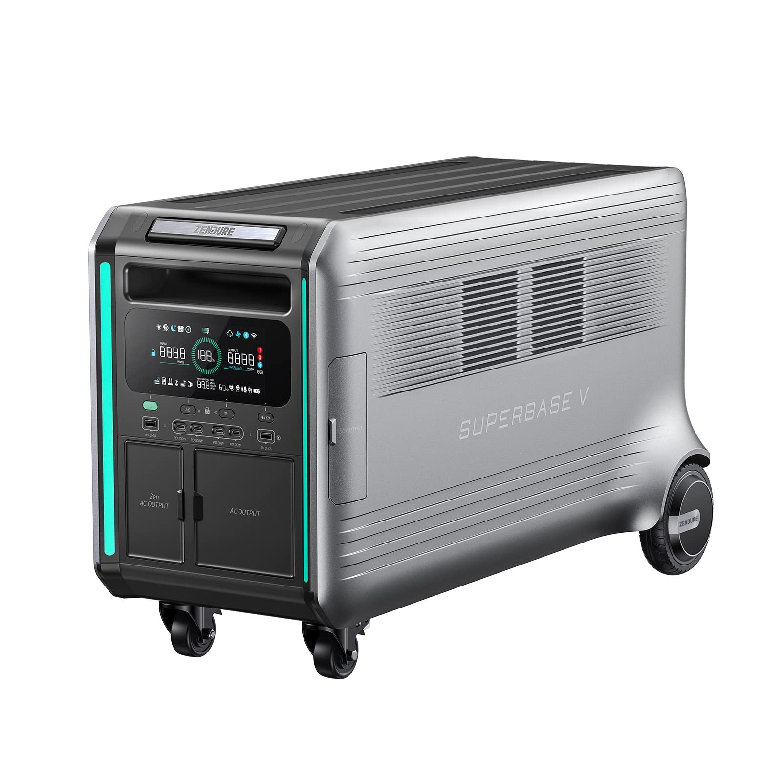 ZENDURE SOLAR PORTABLE POWER STATION SUPERBASE V 4.6KWH – Scratch & Dent
