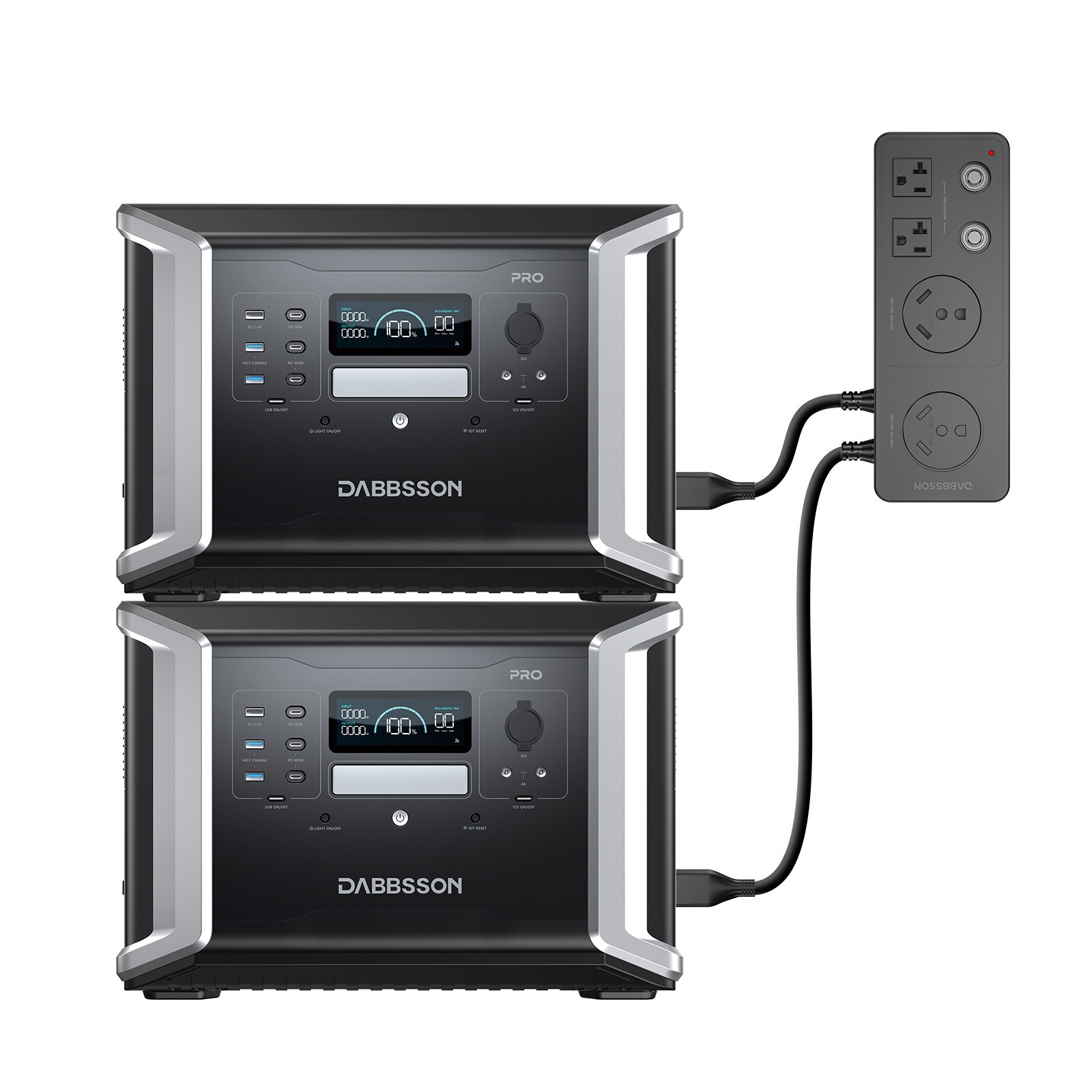 Power Station Solar 4600W 2760Wh Generator LiFePO4 For Home Backup Camping RV