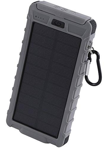 ADURO POWERUP SOLAR 10,000MAH DUAL USB BACKUP BATTERY PW-10K12-SBT-GRAY – GREY