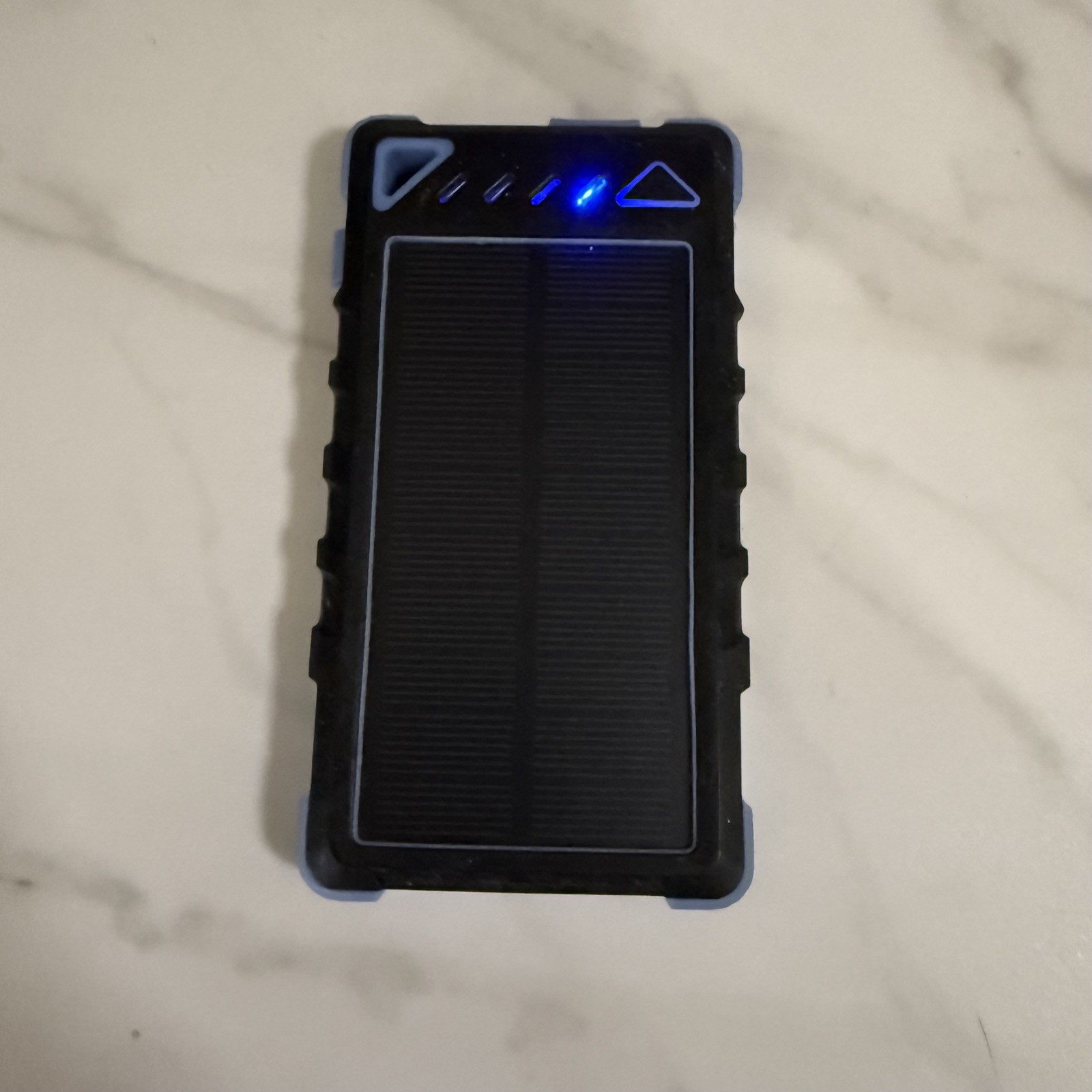 Powerful USB Portable Charger Solar Power Bank For Cell Phone Flashlight