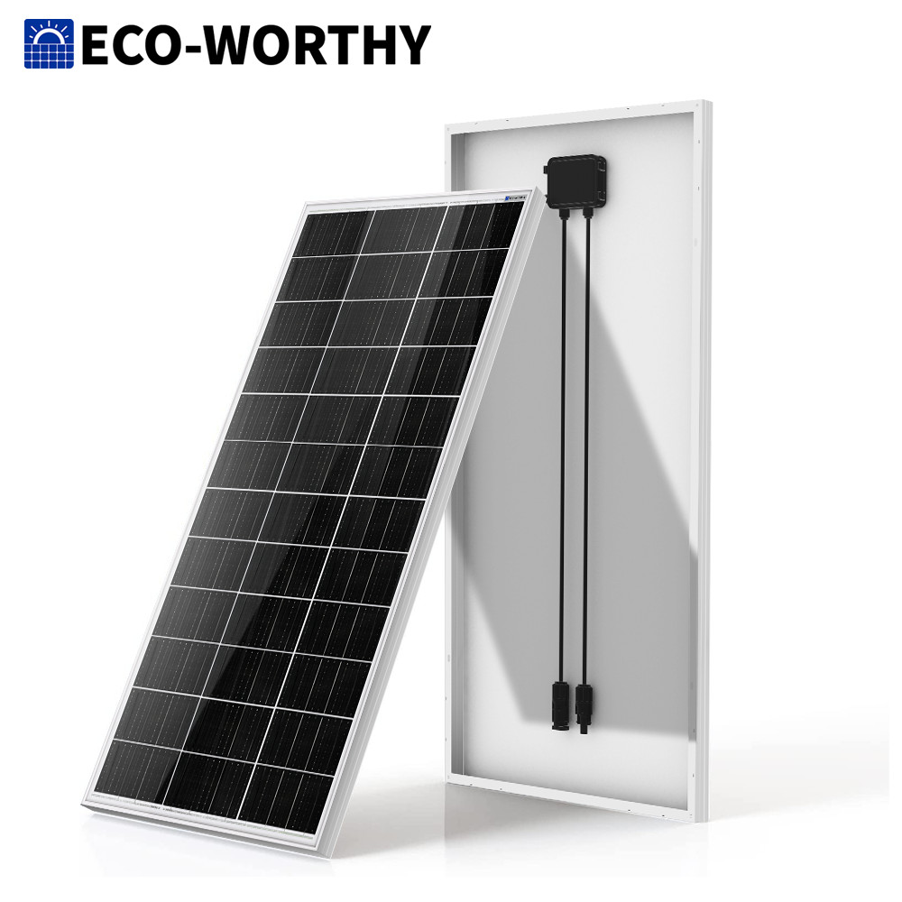 ECO-WORTHY 195W Watt Mono Solar Panel 12V Battery Charger Home Boat RV Off Grid