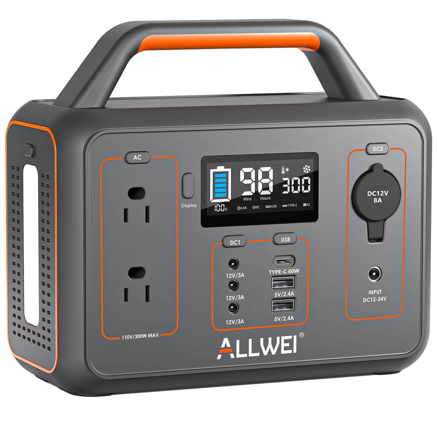 78000mAh Portable Generator with AC Outlet for Emergency and Outdoor Use