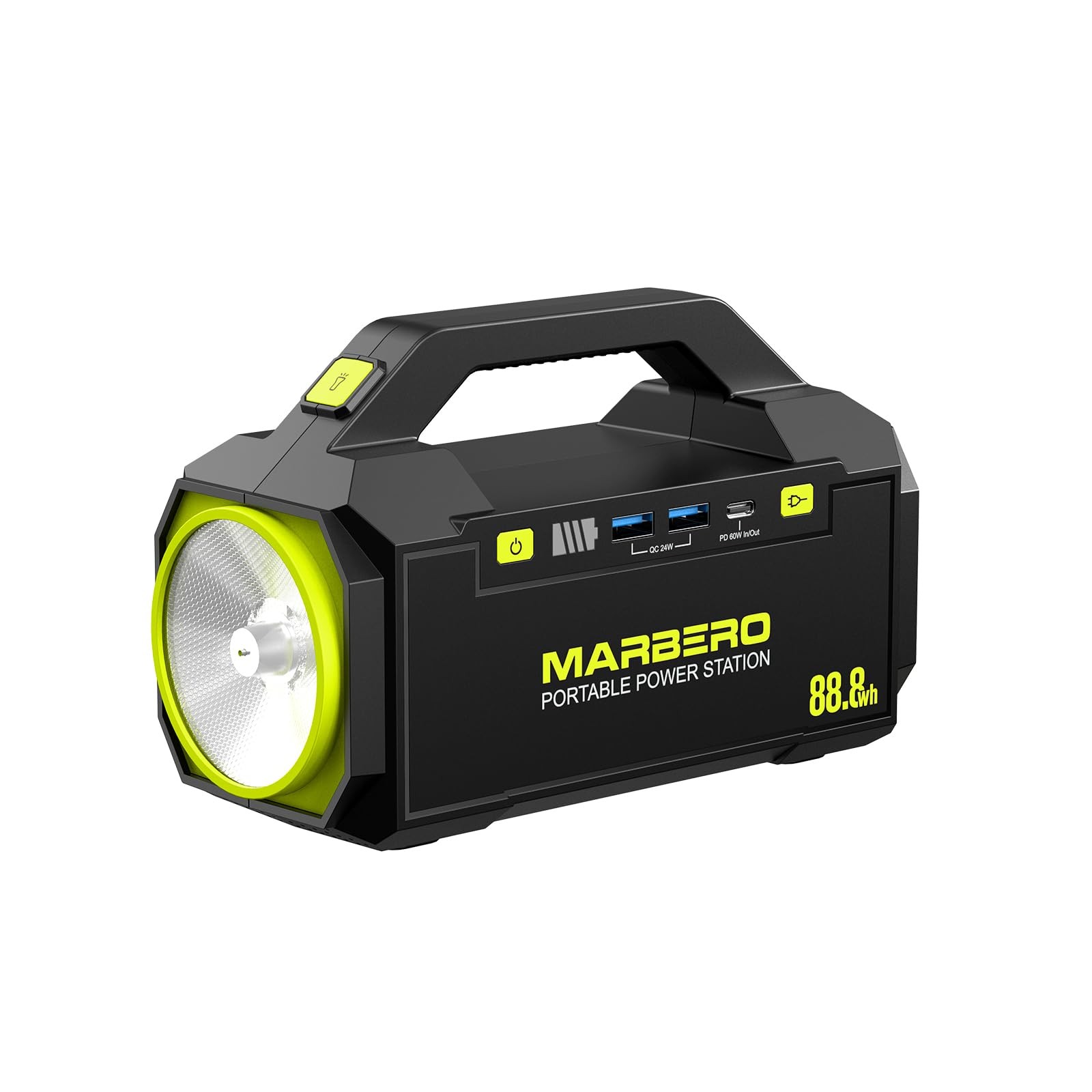 88.8Wh Portable Power Station with LED Ultra-Light Solar Generator Fast Charg…