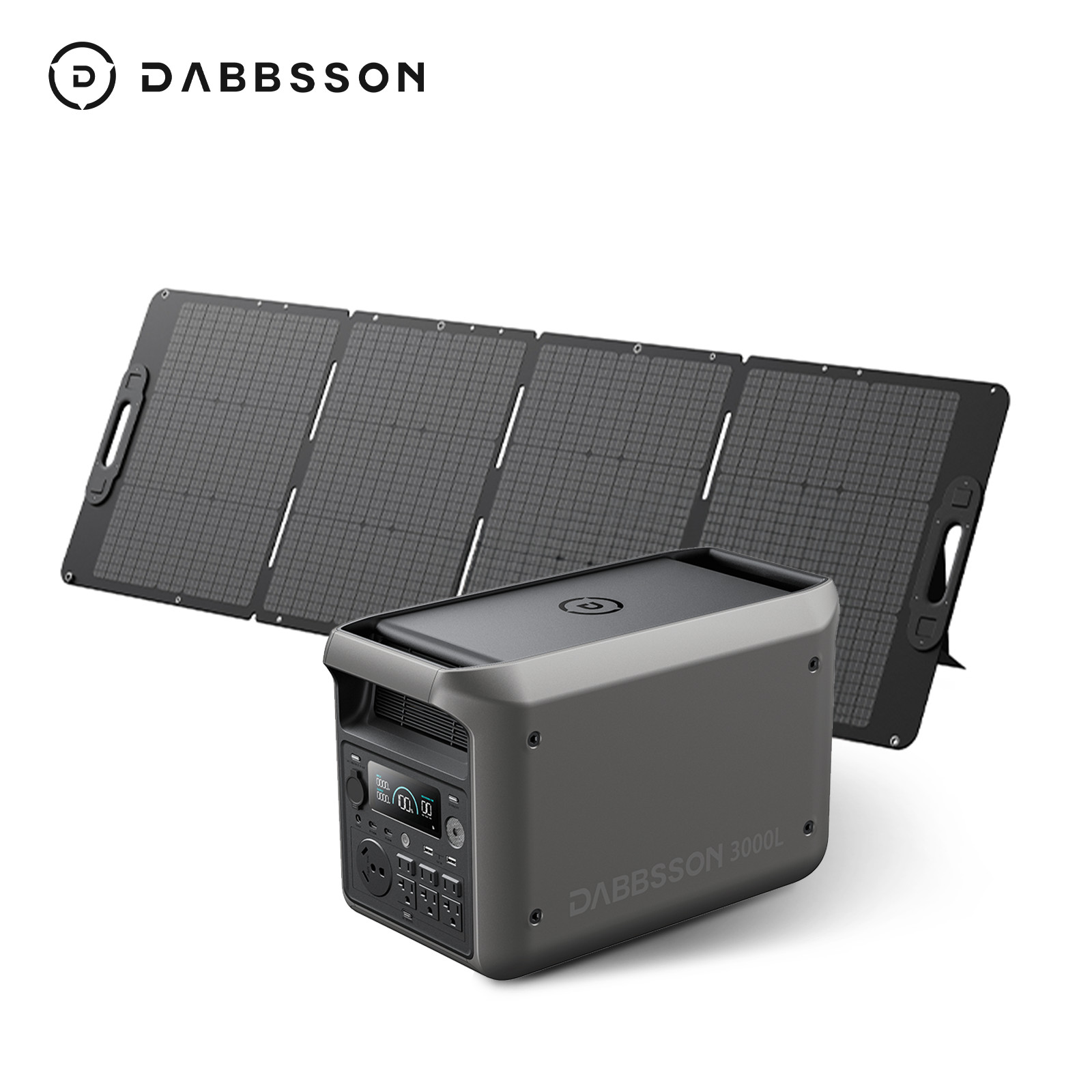 Dabbsson 3000L 3072Wh Portable Power Station 3000W Generator w/420W Solar Panel
