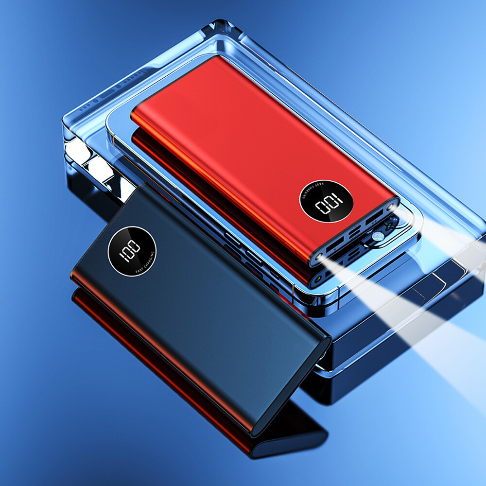 1000000mAh 2-USB Power Bank Pack Fast Charger Backup External Battery For Phone