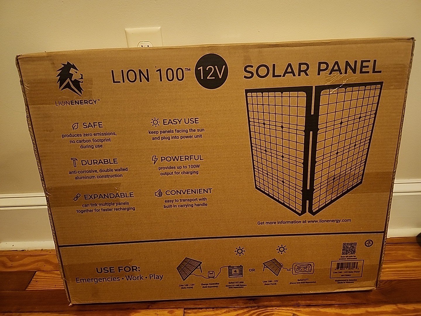 Lion Energy 100 12V Solar Panel