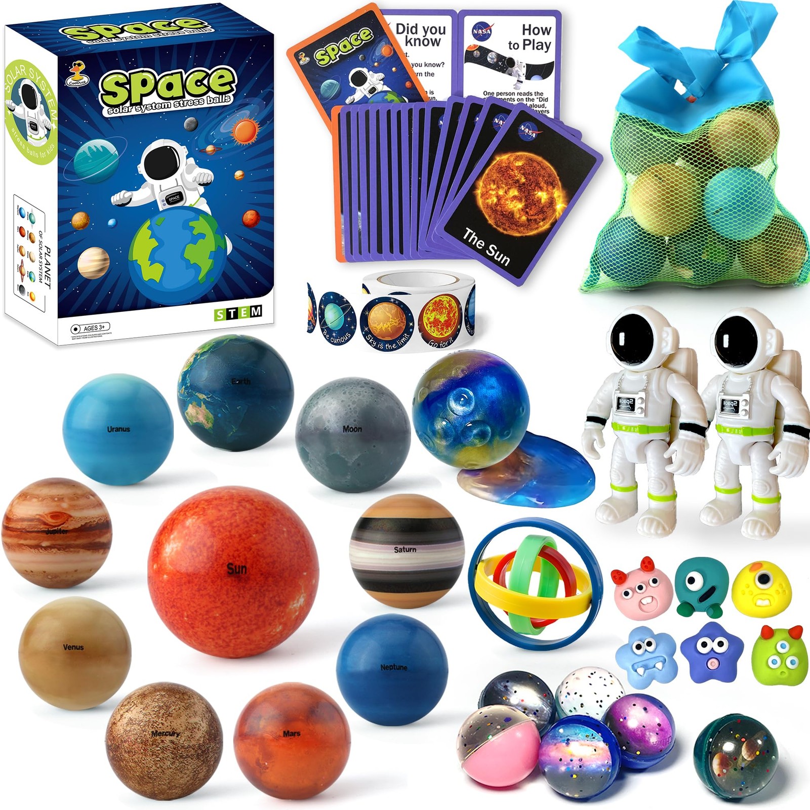 Solar System Planets Toys for Kids, STEM Educational Sensory Toys for Autisti…