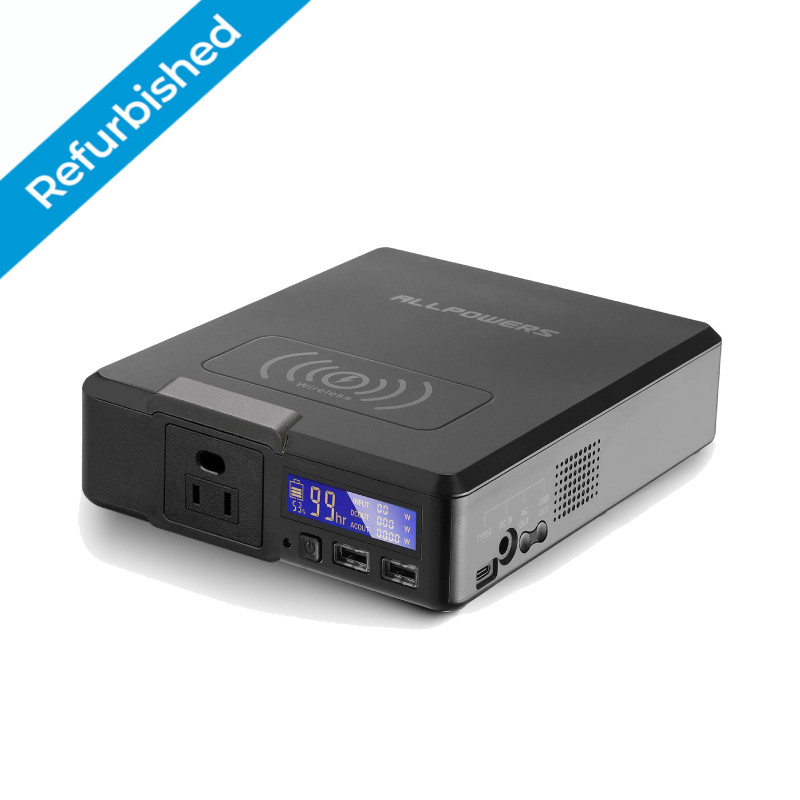 ALLPOWERS Portable Power Station 200W, 154Wh Outdoor Power Bank for Laptop
