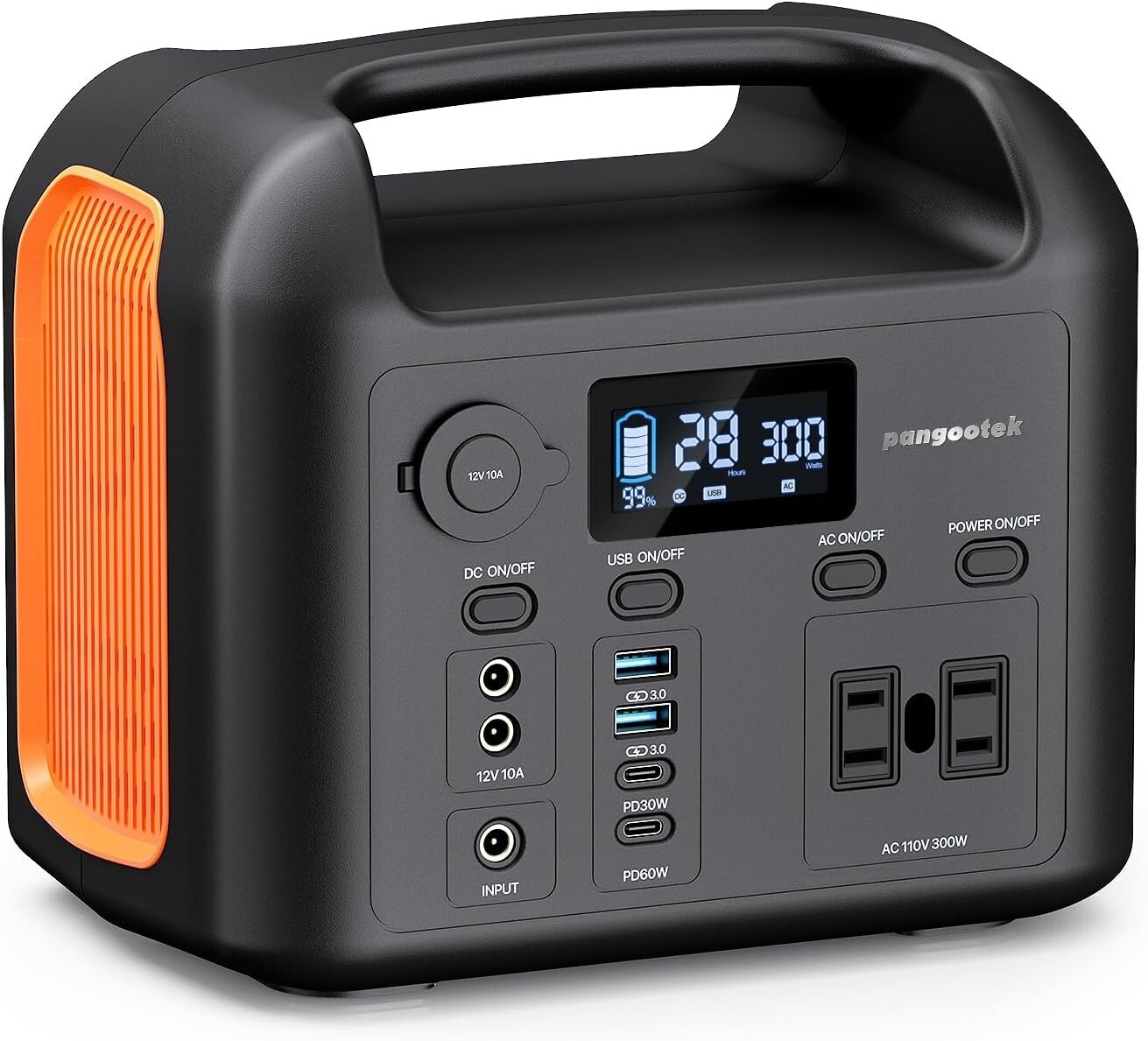 Portable Power Station R300 299Wh LiFePO4 Battery Backup Solar Generator CPAP