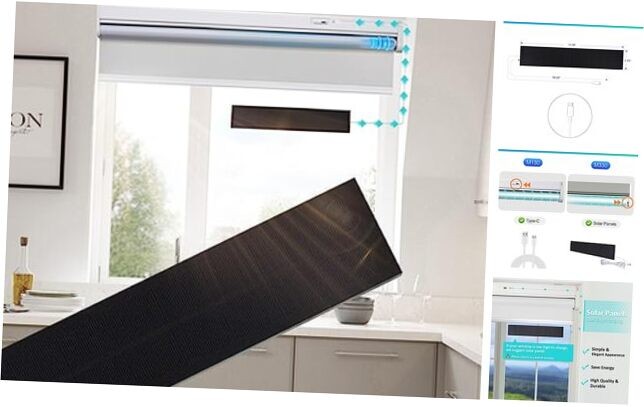 Solar Panels for Smart Blinds(Only Compatible with Rechargeable Motorized