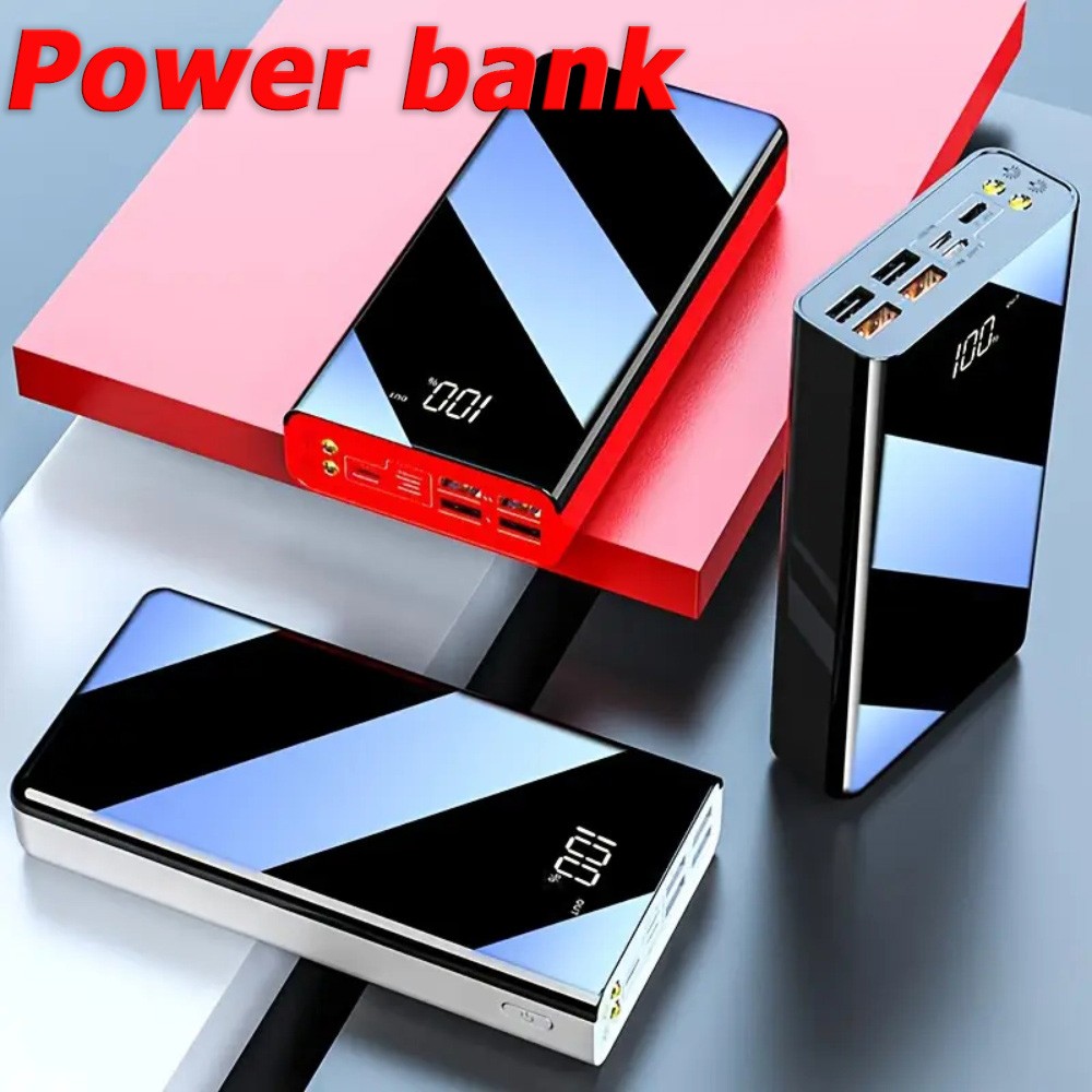 40000mAh Super Power Bank LCD External Portable Battery Fast Charging  For Phone