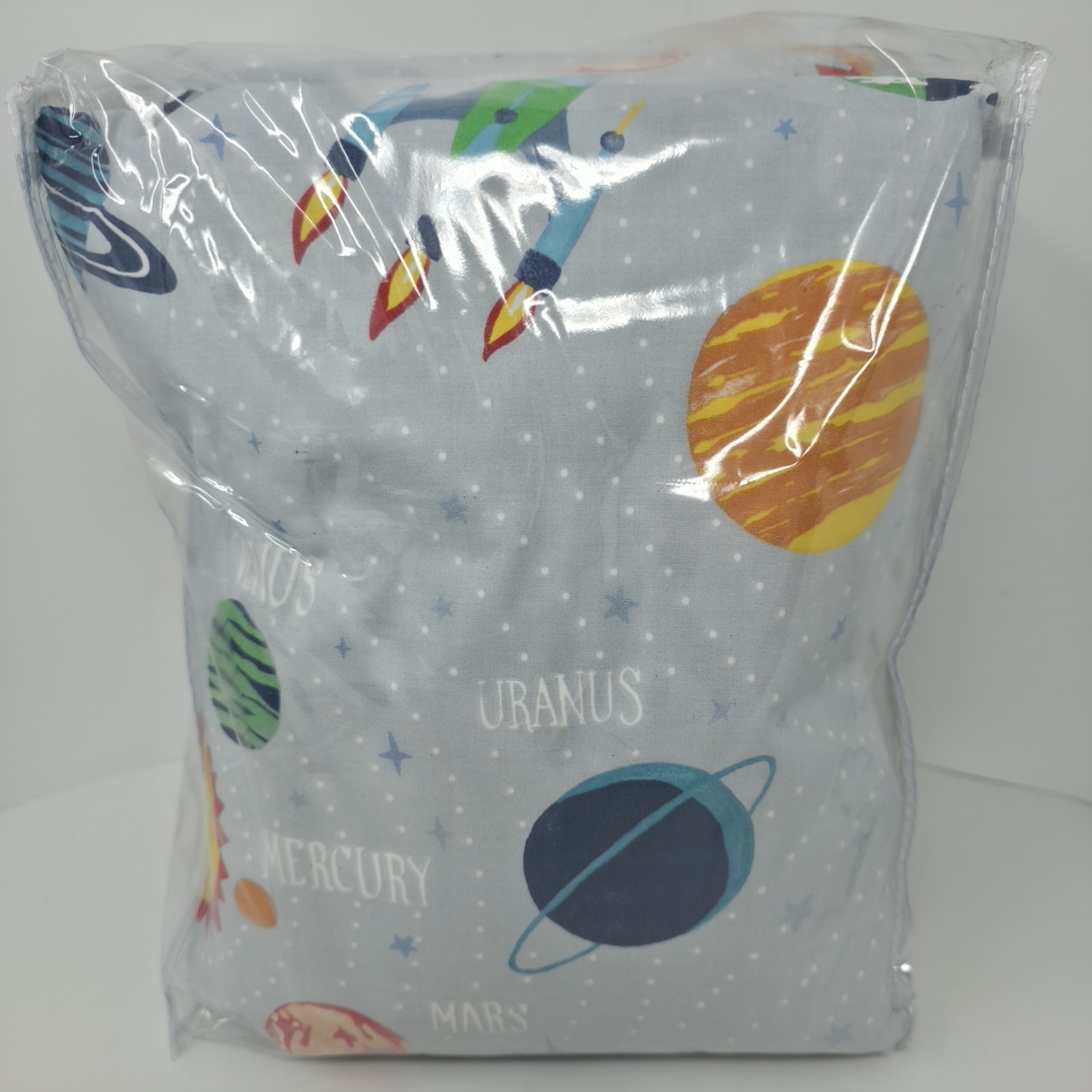 Pottery Barn Solar System Glow-in-the-Dark Sheet Set QUEEN  Sheet Set