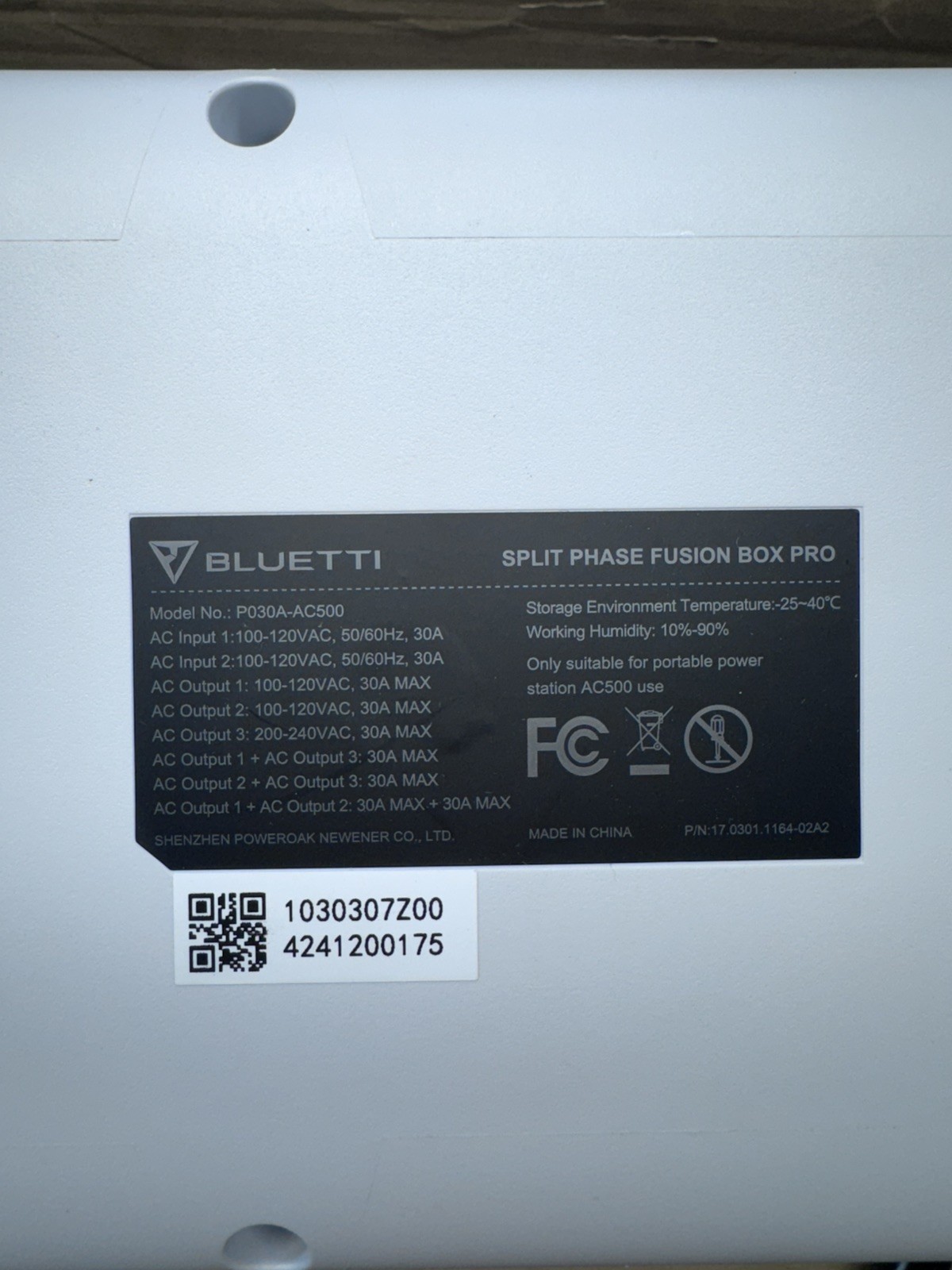 BLUETTI Split Phase Fusion Box for Solar Generator AC300 AC500