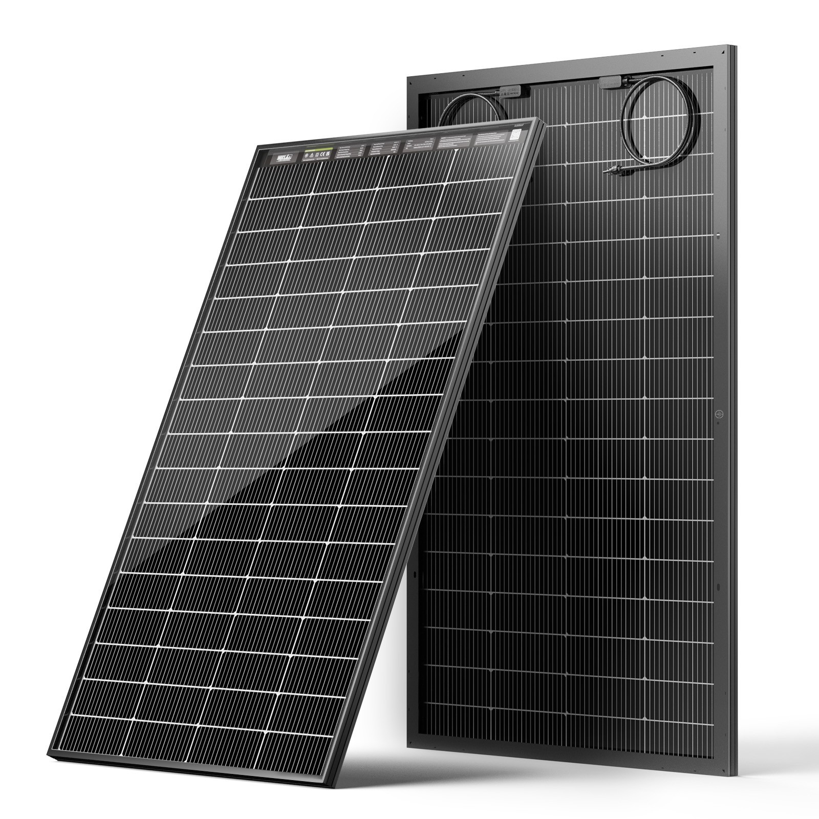 HQST N-Type 16BB 200 Watt Bifacial Solar Panel, with 25% Efficiency