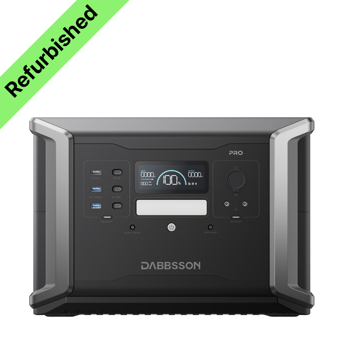Dabbsson 2150Wh 2400W Portable Power Station Solar Home Backup Outdoor Camping