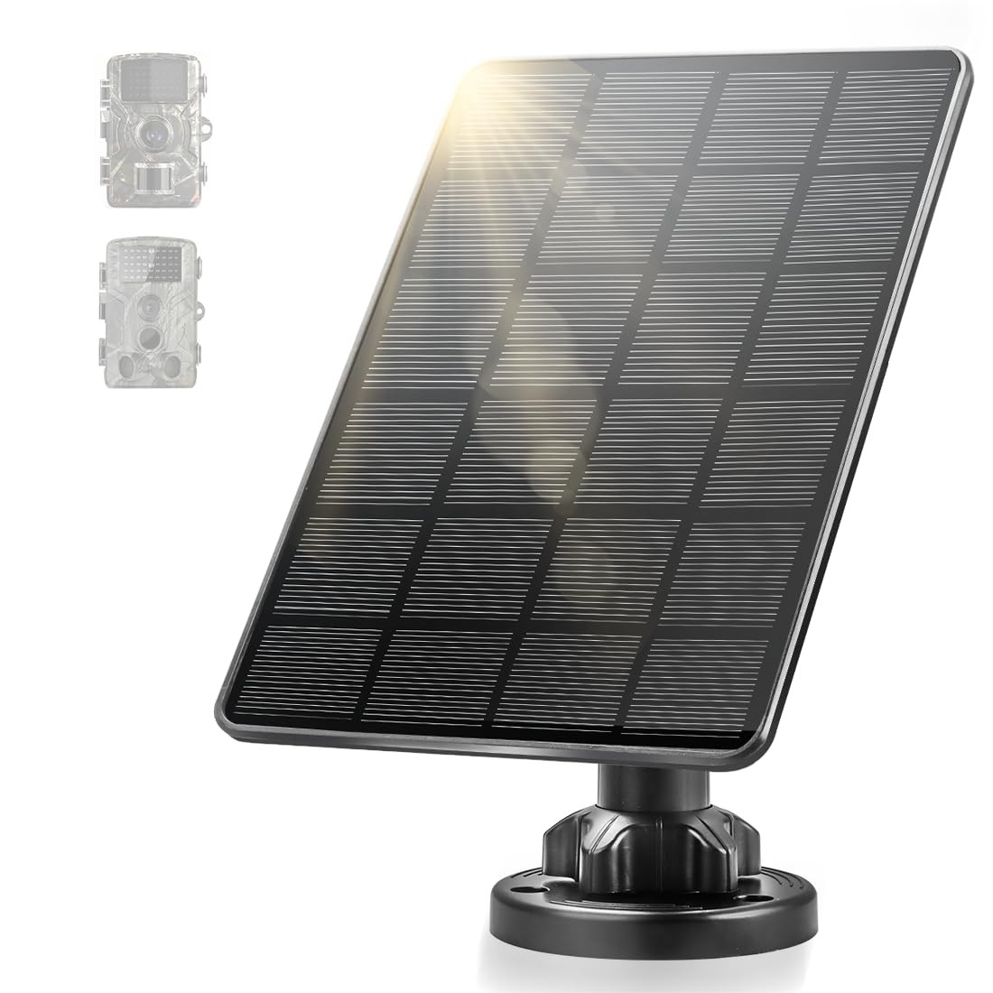 Solar Panel for Trail ,3W Solar Kit Build-in 5000mAh Rechargeable Battery, Hu…