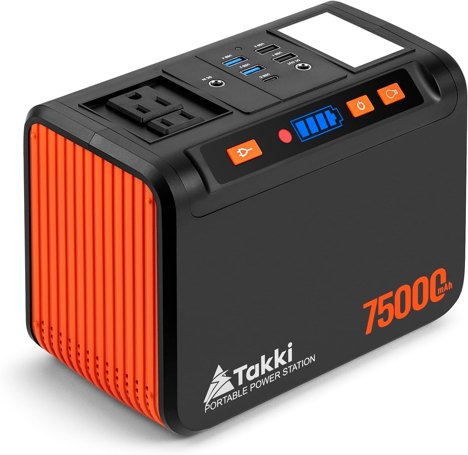 Portable Power Station 277Wh, 110V/250W  75000mAh Solar Power Station