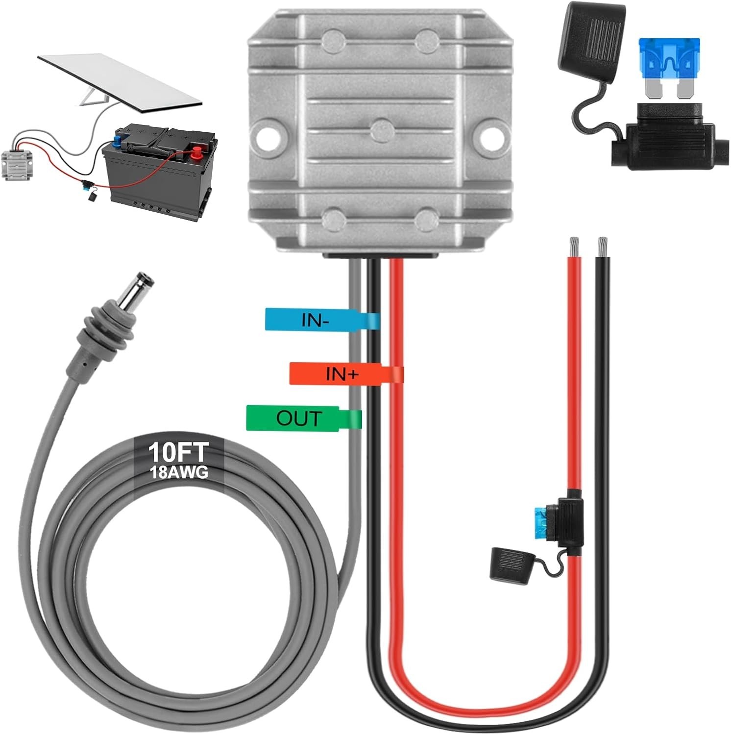 starlink dc Power Supply 12V/24V to 30V 3.5A starlink mini Power with 10ft DC Po