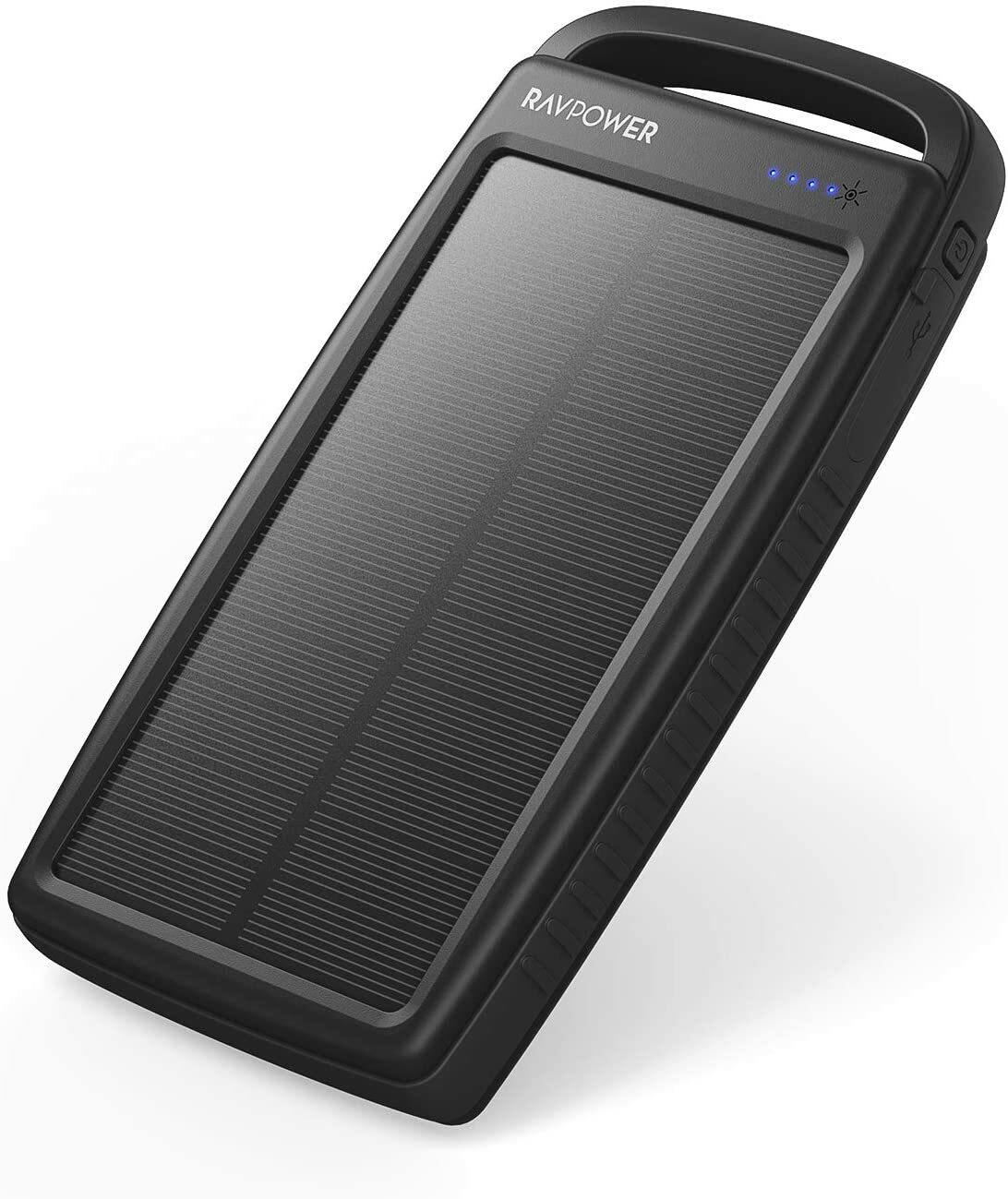 Solar Charger RAVPower 20000mAh Portable Charger Solar Power Bank Dual USB Exter