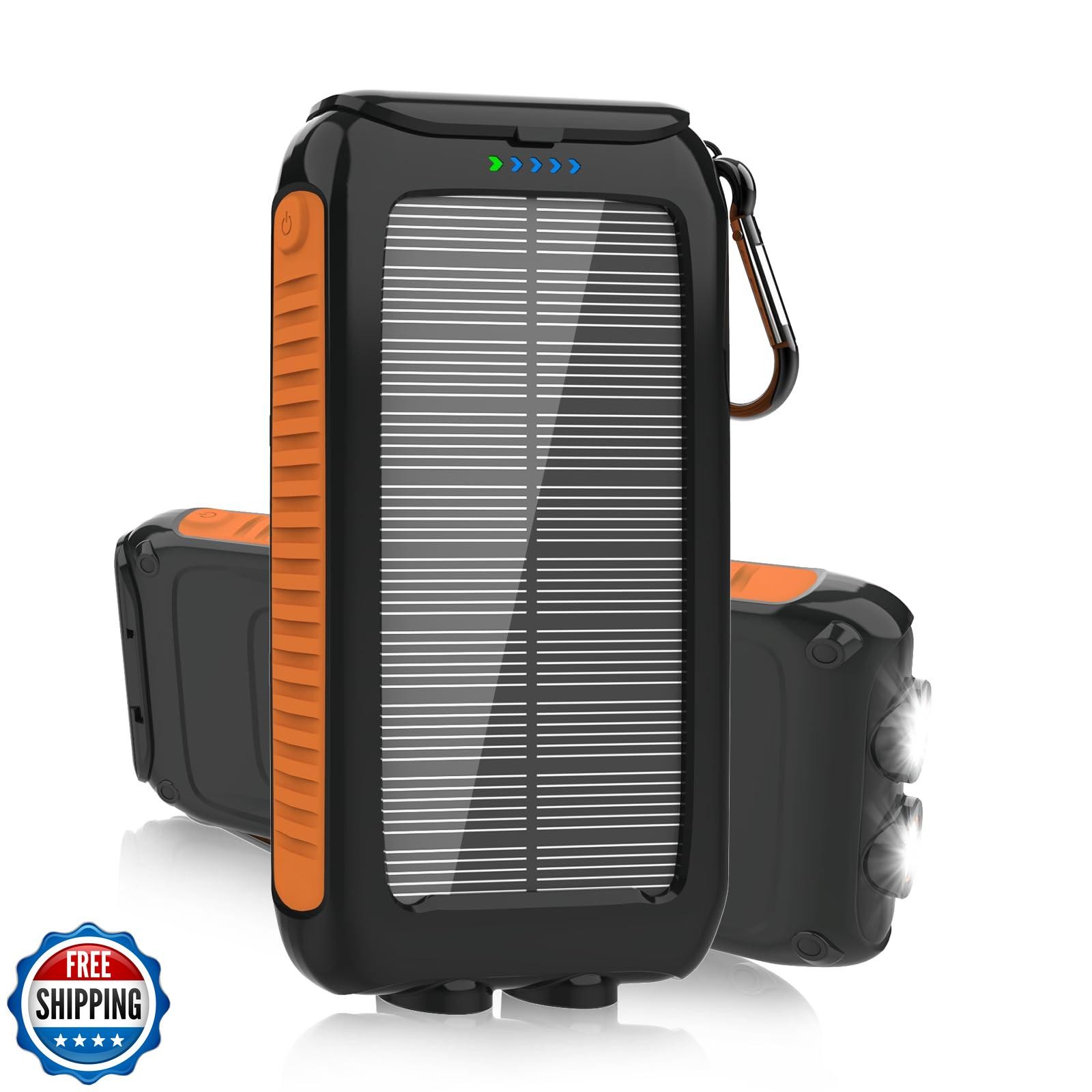 Solar Charger Power Bank 49800mAh – Portable Fast Charging Power Bank with Ty