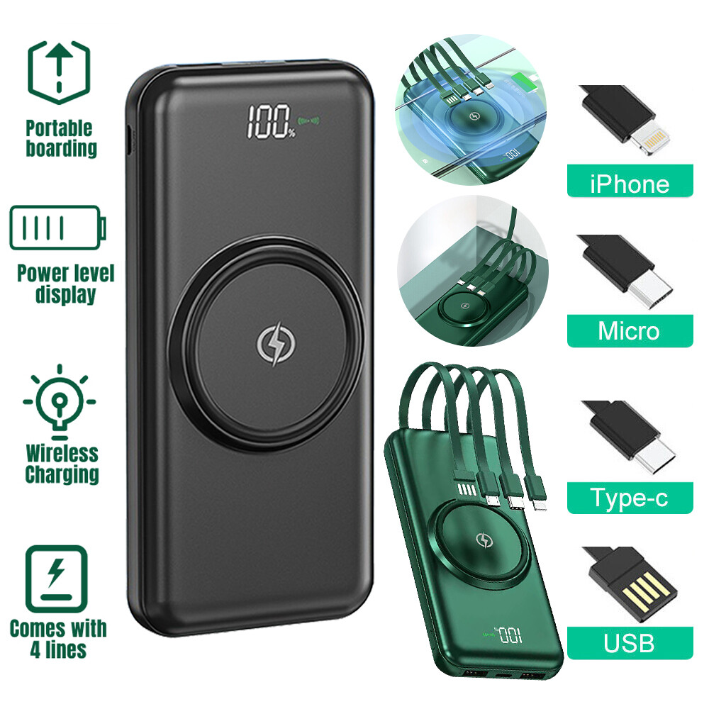 100000mAh Portatil USB Cargador Universal Fast Para Todos Celulares Bateria De