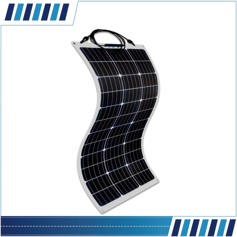 300W Watt Flexible 18V Mono Solar Panel Home RV Rooftop Camping Off-Grid Power