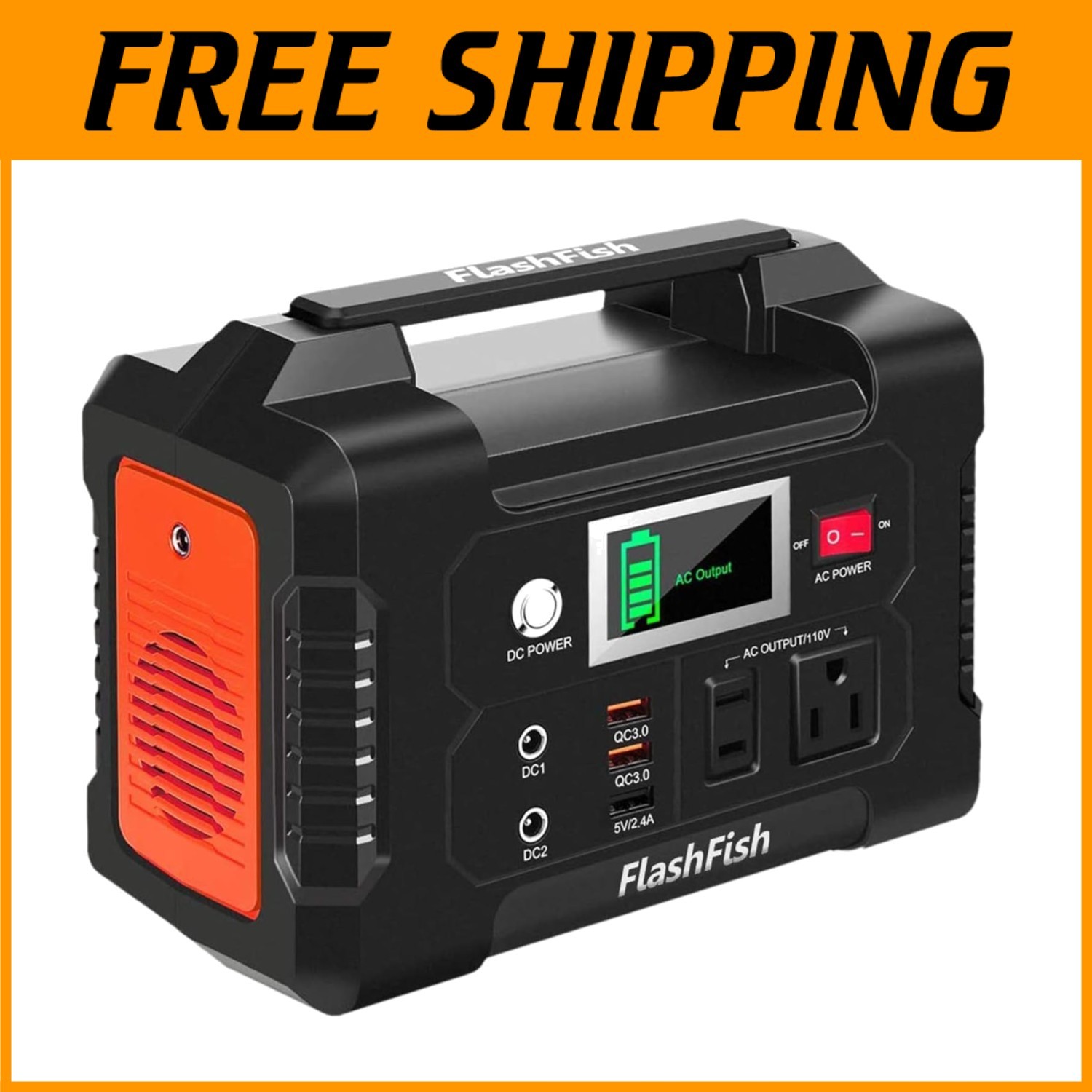 Flashfish Solar Generator – Home Backup & Camping Solution