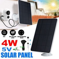 4W Solar Panel Charge for Arlo Essential Spotlight Camera Doorbell USB&Type-C