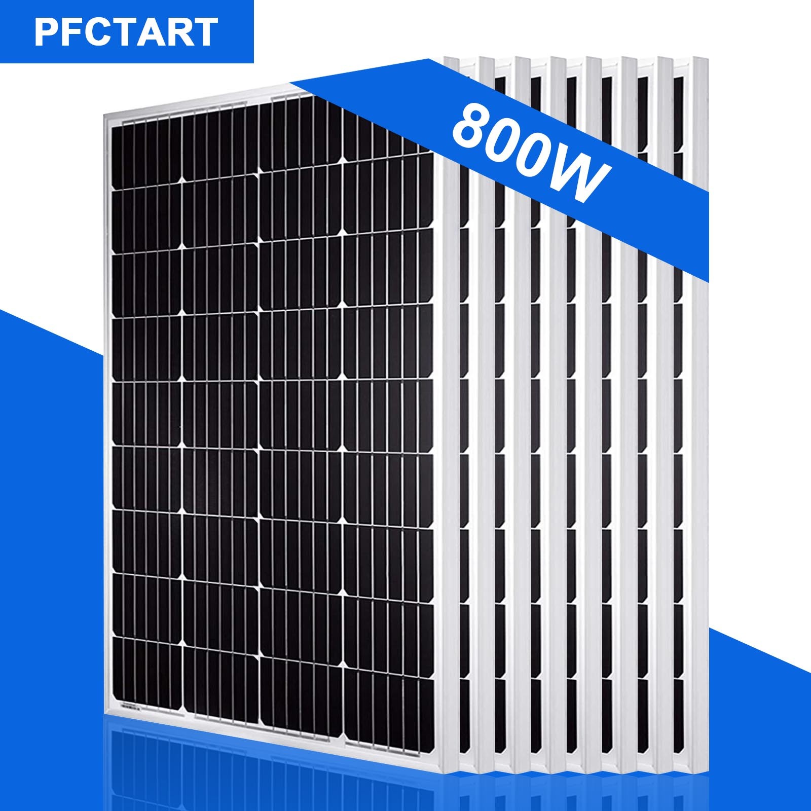 800W 12V Solar Panel High Efficiency 12V/24V/36V/48V Home Power Supply System