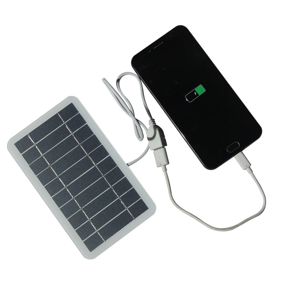 Portable Mini Solar Panel Charger USB High Capacity Solar Power Bank for Phone