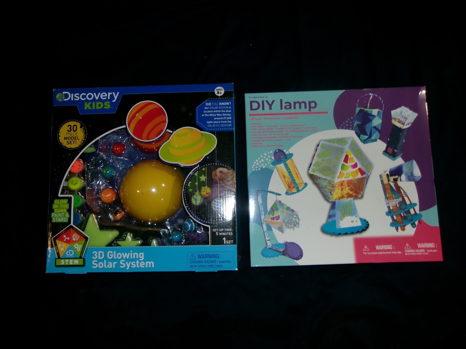 2 New Science Kits to Make: DIY Lamp + 3D Glowing Solar System Display